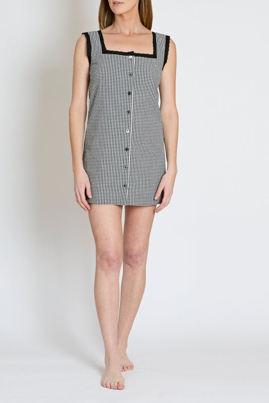 The Gingham Garden Shift Dress