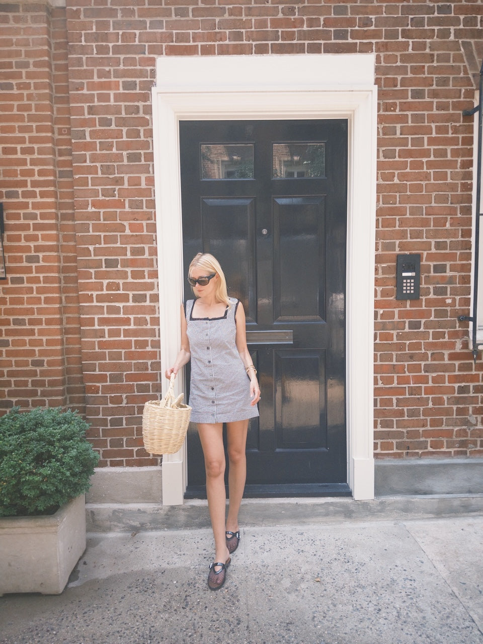 The Gingham Garden Shift Dress