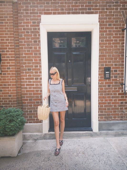 The Gingham Garden Shift Dress