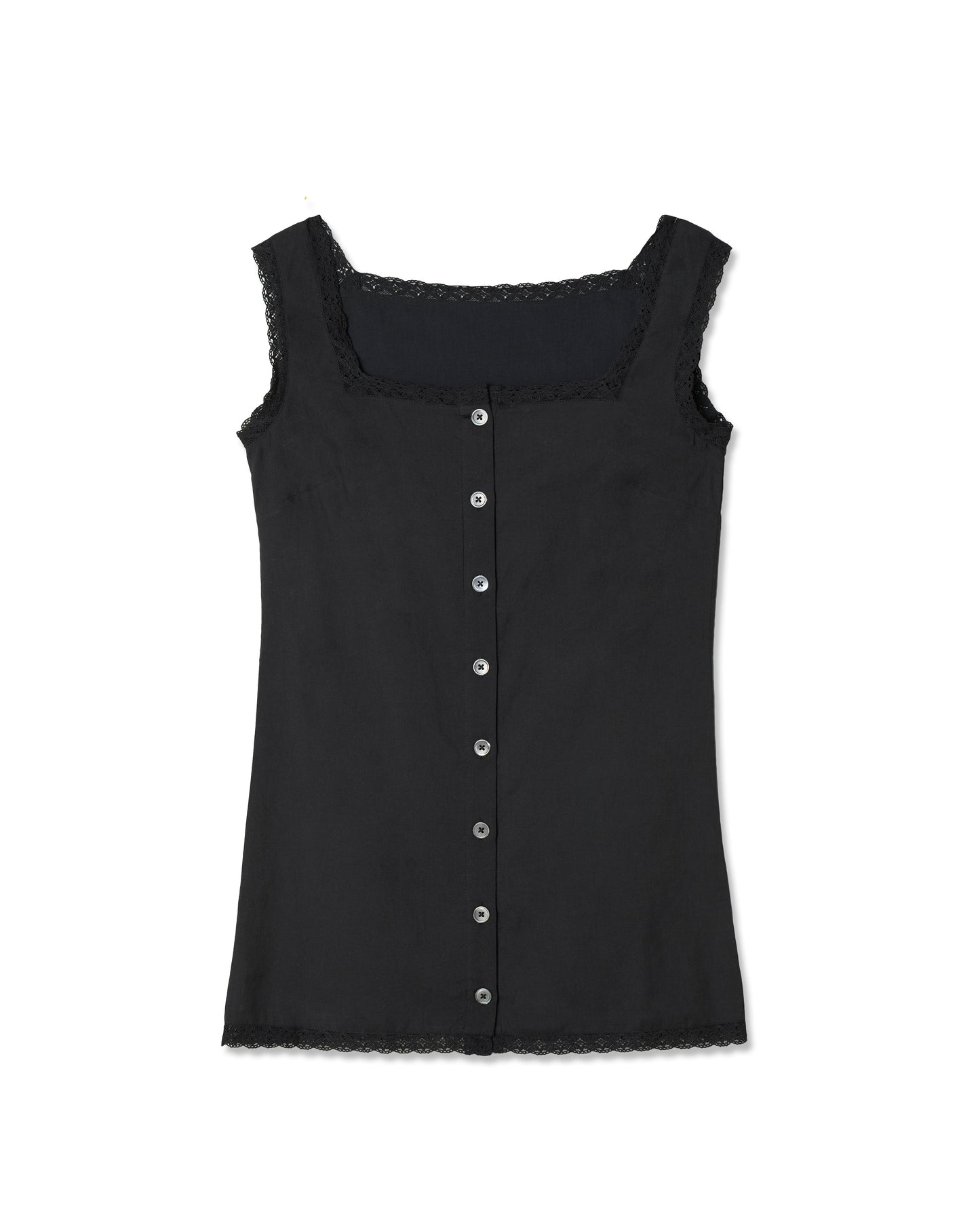 kinderbrook sleeveless dress in black