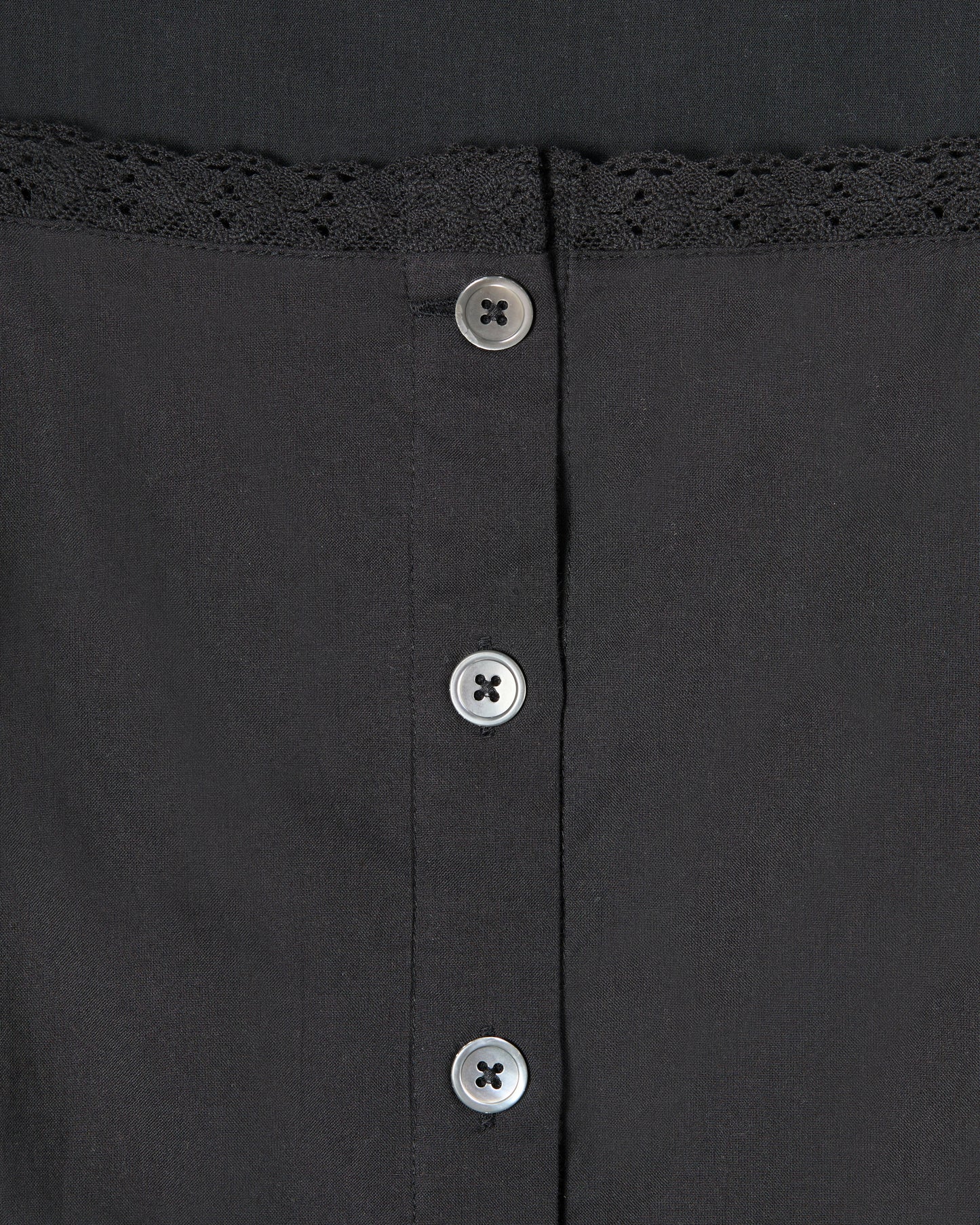 kinderbrook sleeveless dress in black detail