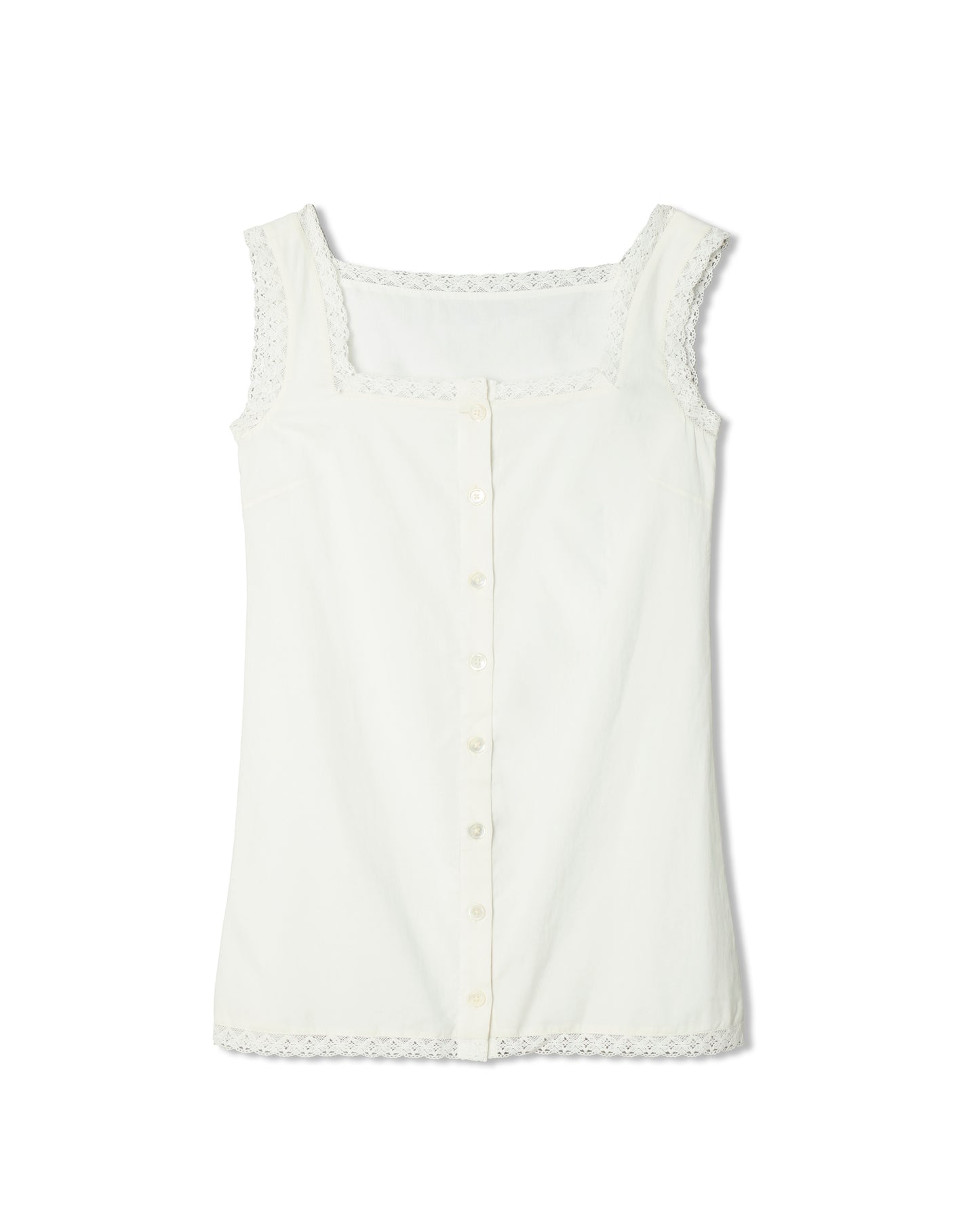 kinderbrook sleeveless dress in ivory