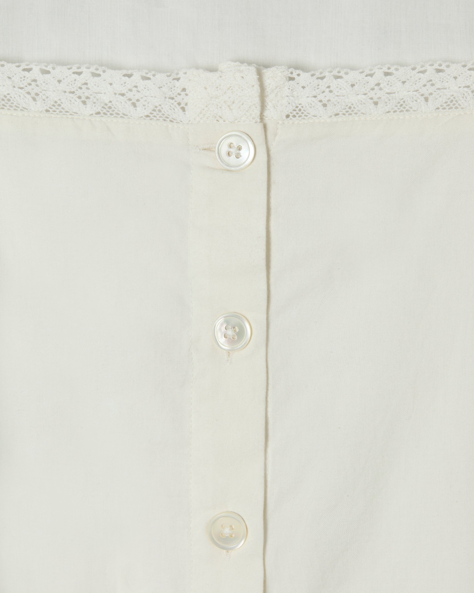 kinderbrook sleeveless dress in white detail